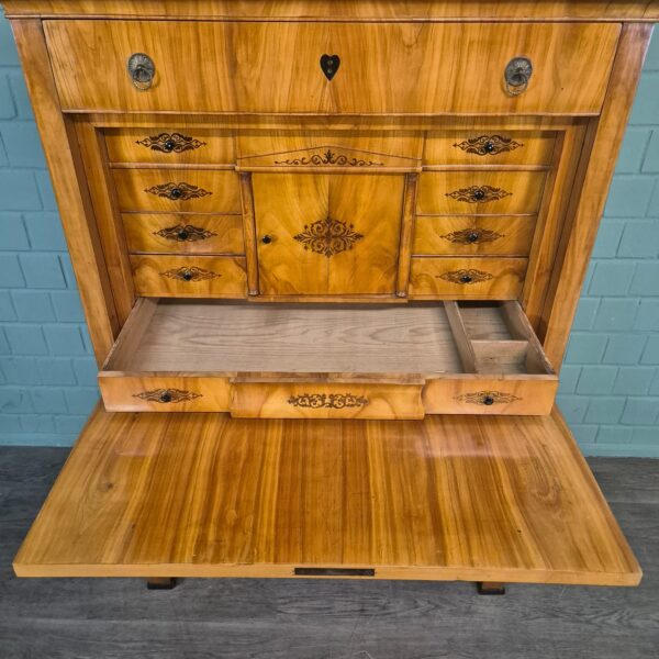 Secretaire Biedermeier 1820 Kersen - Afbeelding 8