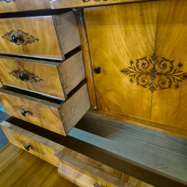 Secretaire Biedermeier 1820 Kersen - Afbeelding 11