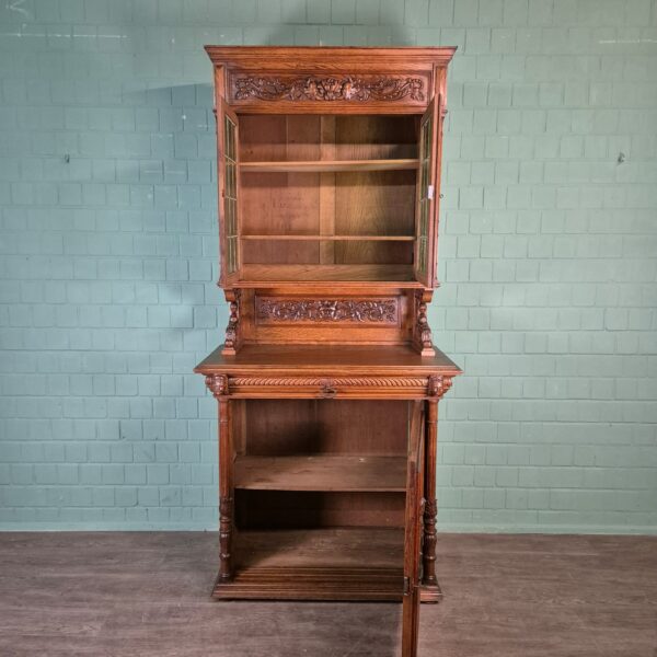 Buffetkast Kast Gründerzeit 1880 Eiken - Afbeelding 13