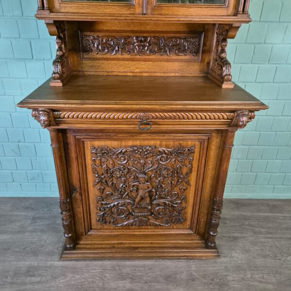 Buffetkast Kast Gründerzeit 1880 Eiken - Afbeelding 7