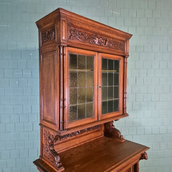 Buffetkast Kast Gründerzeit 1880 Eiken - Afbeelding 5