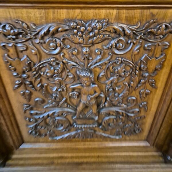 Buffetkast Kast Gründerzeit 1880 Eiken - Afbeelding 9