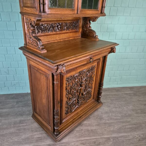 Buffetkast Kast Gründerzeit 1880 Eiken - Afbeelding 6