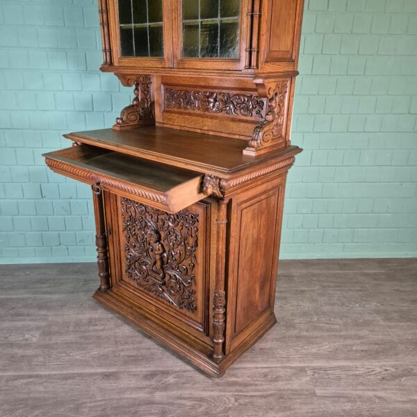 Buffetkast Kast Gründerzeit 1880 Eiken - Afbeelding 16