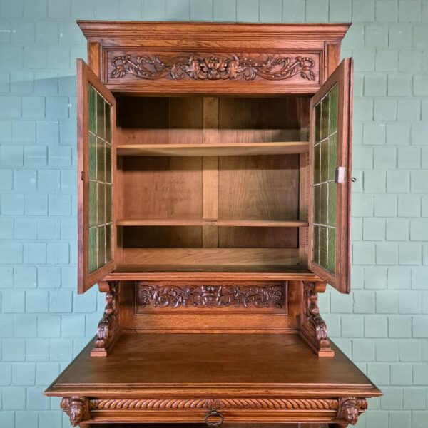 Buffetkast Kast Gründerzeit 1880 Eiken - Afbeelding 14