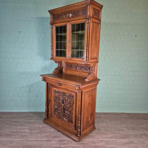 Buffetkast Kast Gründerzeit 1880 Eiken - Afbeelding 4