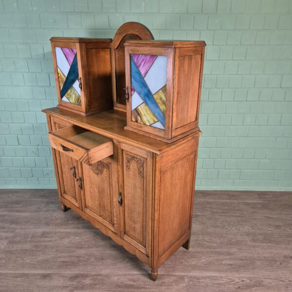 Buffetkast Art-Deco 1930 Eiken - Afbeelding 15