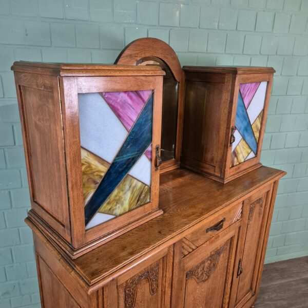 Buffetkast Art-Deco 1930 Eiken - Afbeelding 4