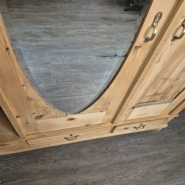 Kast Kledingkast Jugendstil 1910 Grenen - Afbeelding 5