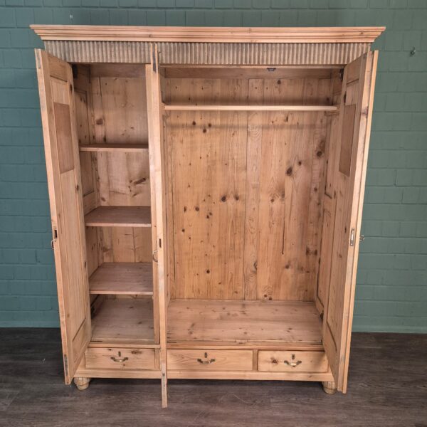 Kast Kledingkast Jugendstil 1910 Grenen - Afbeelding 10