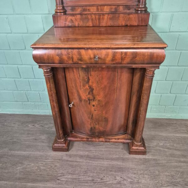 Spiegel mit Console Biedermeier 1820 Mahonie - Afbeelding 8