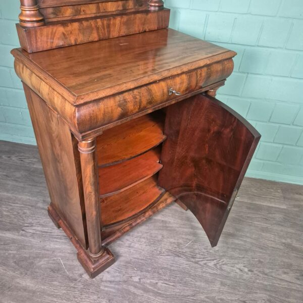 Spiegel mit Console Biedermeier 1820 Mahonie - Afbeelding 18