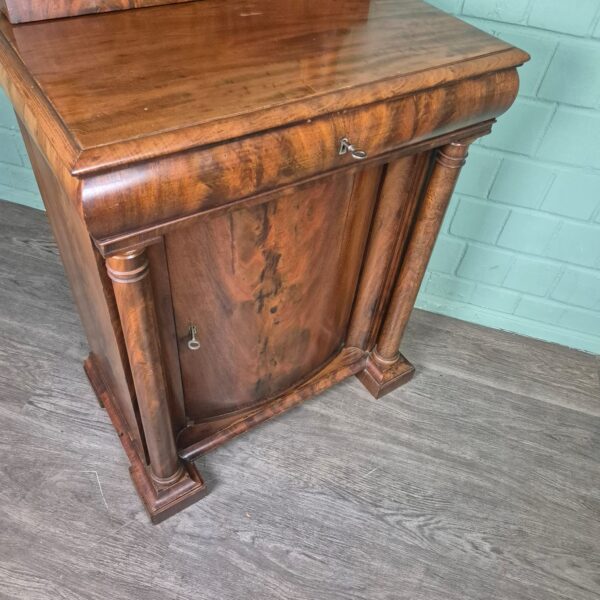 Spiegel mit Console Biedermeier 1820 Mahonie - Afbeelding 7