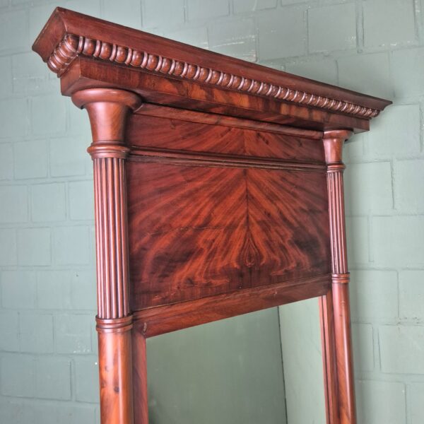 Spiegel mit Console Biedermeier 1820 Mahonie - Afbeelding 4