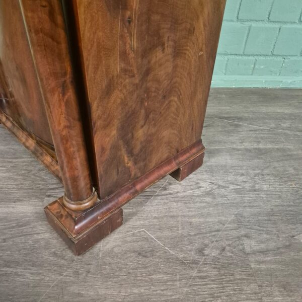 Spiegel mit Console Biedermeier 1820 Mahonie - Afbeelding 11