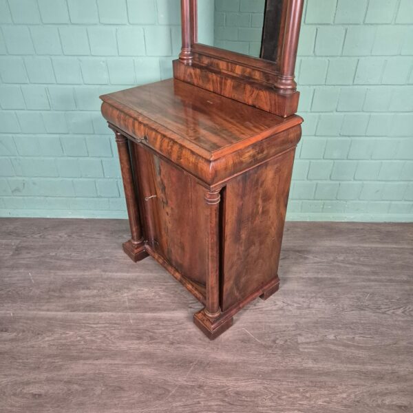 Spiegel mit Console Biedermeier 1820 Mahonie - Afbeelding 13
