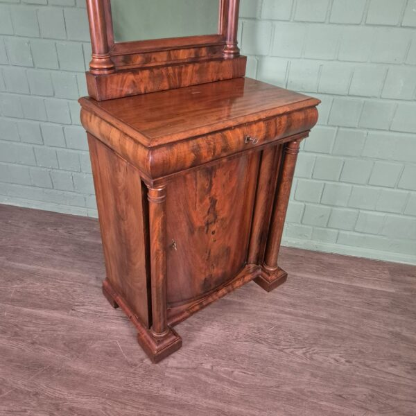 Spiegel mit Console Biedermeier 1820 Mahonie - Afbeelding 5