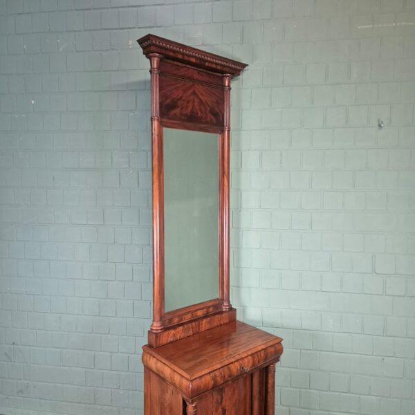 Spiegel mit Console Biedermeier 1820 Mahonie - Afbeelding 3