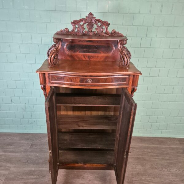 Vertico met Opstand Louis Philippe 1860 Mahonie - Afbeelding 8