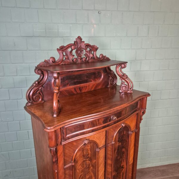 Vertico met Opstand Louis Philippe 1860 Mahonie - Afbeelding 4