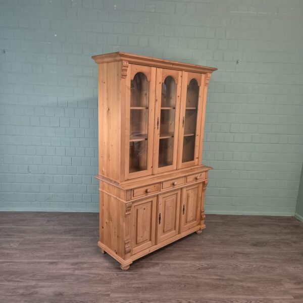 Vitrine Boekenkast Grenen 1,32 m