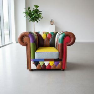 Chesterfield Fauteuil Leder Model Carnaval