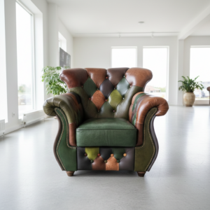 Chesterfield Fauteuil Leder Model Jungle
