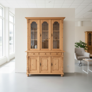 Vitrine Boekenkast Grenen 1,32 m