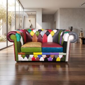 Chesterfield Bank Leder Model Carnaval 1,63 m