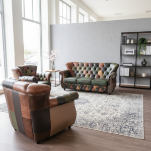 Chesterfield Bankstel Model Jungle 3-1-1 Leder