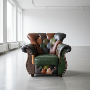 Chesterfield Fauteuil Leder Model Jungle