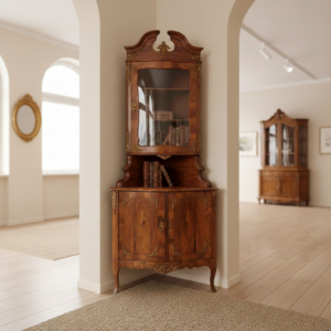 Hoekkast Dresden Barok 1870 Noten