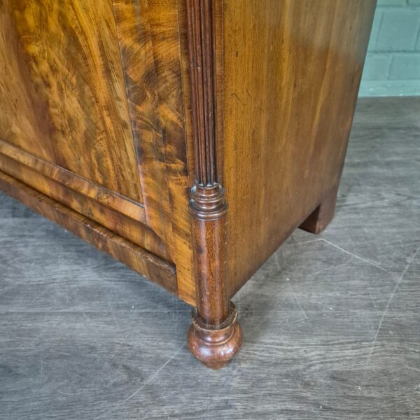 Servieskast Vitrine Biedermeier 1860 Noten - Afbeelding 10