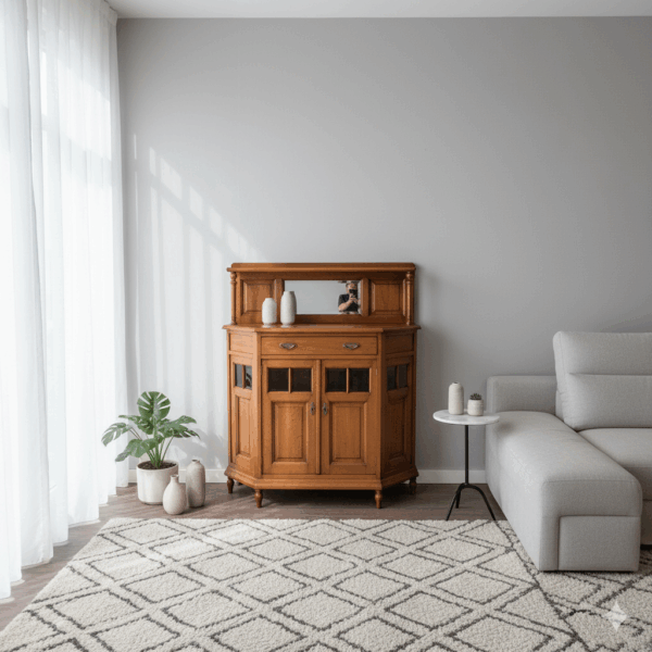 Dressoir Jugendstil 1920 Noten - Afbeelding 2