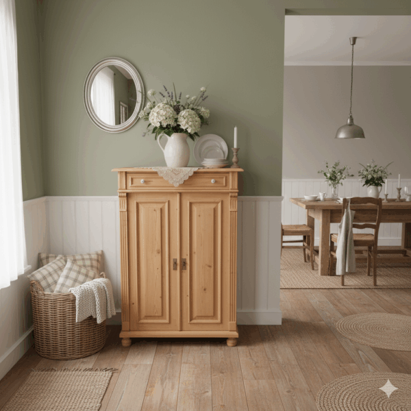 Vertico Jugendstil 1900 Grenen - Afbeelding 2