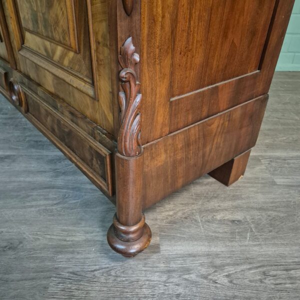 Kast Kledingkast Louis Philippe 1860 Noten - Afbeelding 12