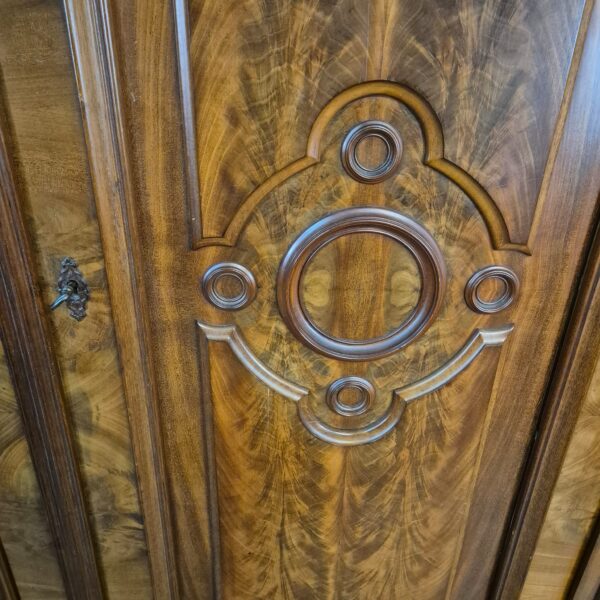 Kast Kledingkast Louis Philippe 1860 Noten - Afbeelding 10