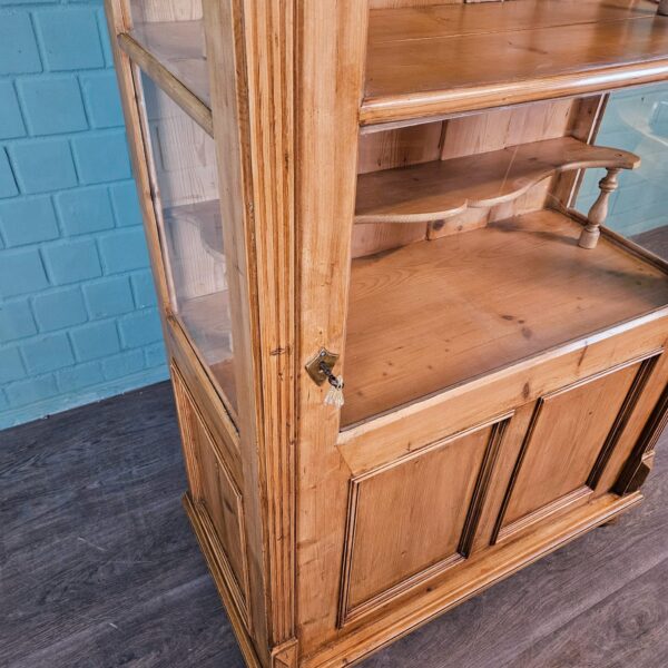 Vitrine Servieskast Gründerzeit 1880 Grenen - Afbeelding 8