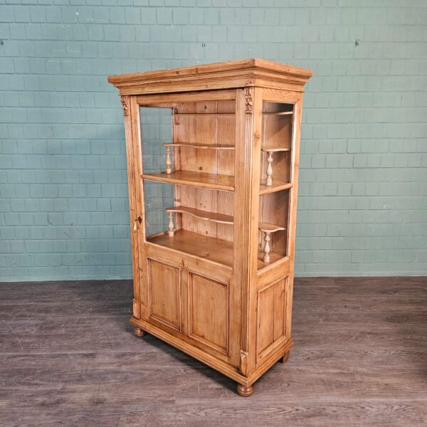 Vitrine Servieskast Gründerzeit 1880 Grenen - Afbeelding 4