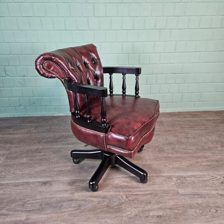 Bureaustoel Chesterfield Leder - Afbeelding 6