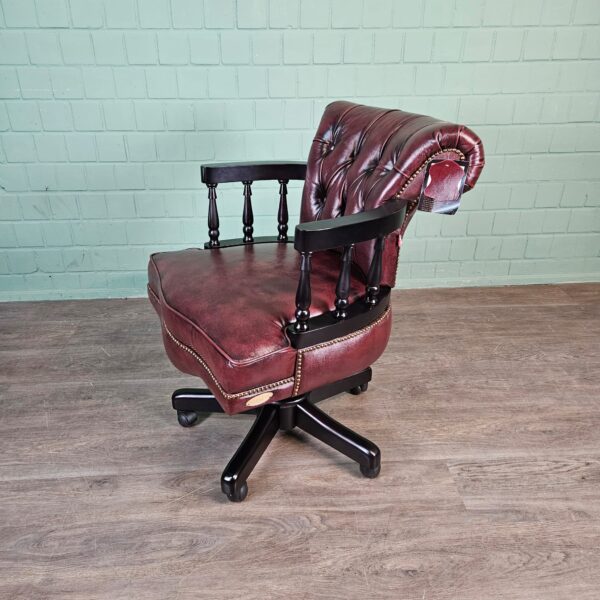 Bureaustoel Chesterfield Leder - Afbeelding 6