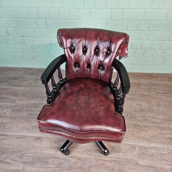 Bureaustoel Chesterfield Leder - Afbeelding 5