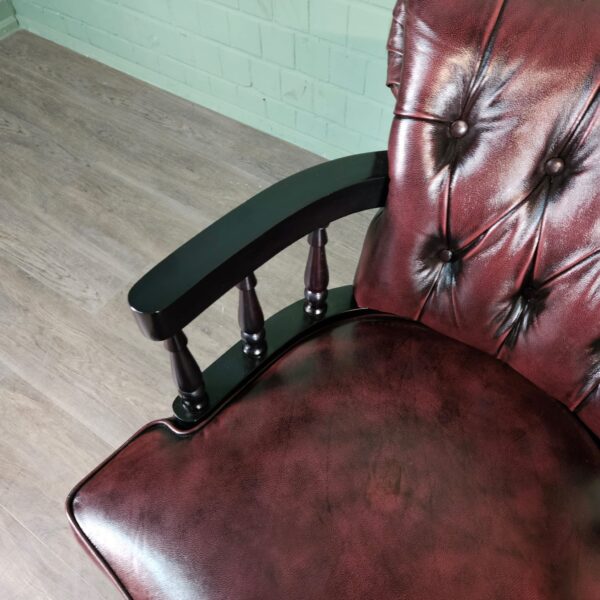 Bureaustoel Chesterfield Leder - Afbeelding 8