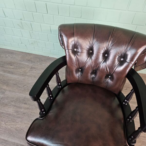 Bureaustoel Chesterfield Leder - Afbeelding 9