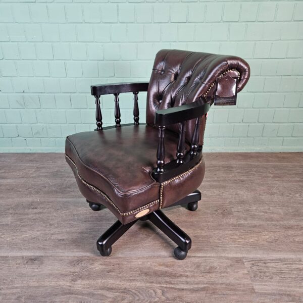 Bureaustoel Chesterfield Leder - Afbeelding 6