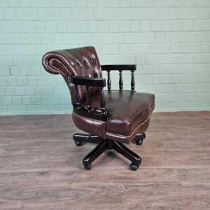 Bureaustoel Chesterfield Leder