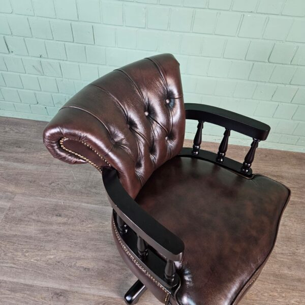 Bureaustoel Chesterfield Leder - Afbeelding 8