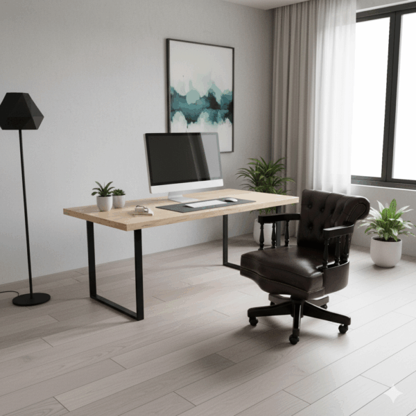 Bureaustoel Chesterfield Leder - Afbeelding 2