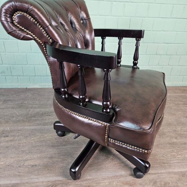 Bureaustoel Chesterfield Leder - Afbeelding 7