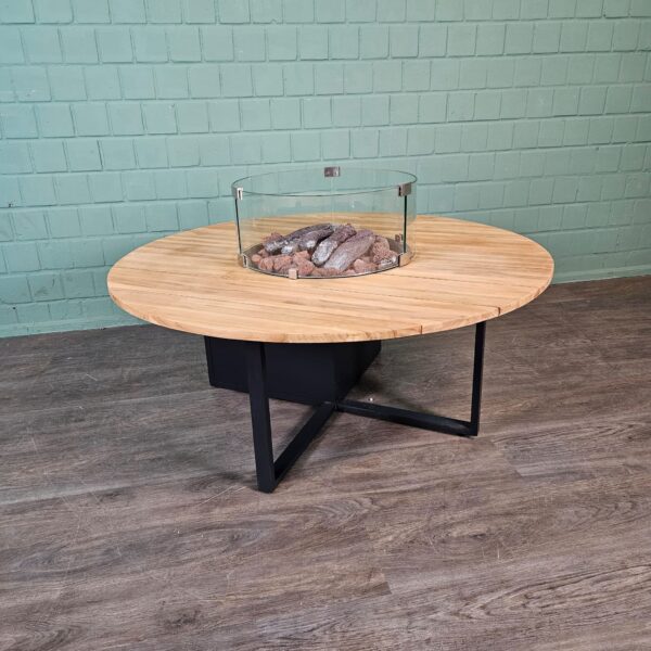 Cosi Fire-Lounge-Tafel Teak Ø 1,20 m - Afbeelding 3